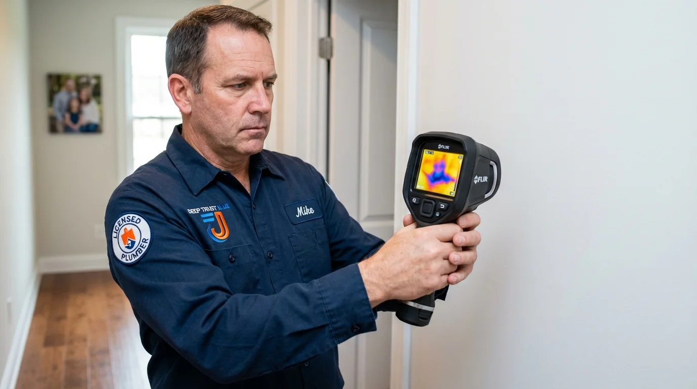 Thermal imaging leak detection by Johns Plumbing LLC in Heflin